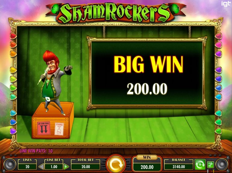 Shamrockers slot machine
